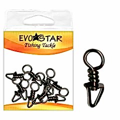 Evostar Siyah Nikel Triangle Fırdöndü 10'lu Paket