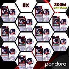 Pandora PE 8X 300 Mt Light Green İp Misina