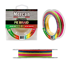 Mercan PE ÖRGÜ x9 150 M ip Misina Çok Renkli
