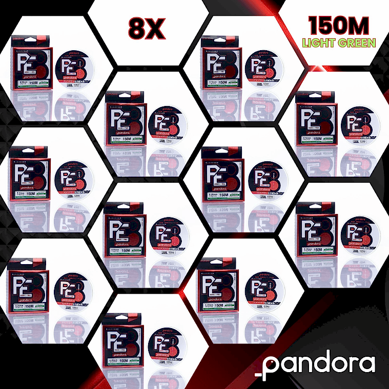 Pandora PE 8X 150 Mt Light Green İp Misina