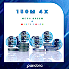 Pandora Pandora PE-Max 4X 150 Mt Moss Green İp Misina