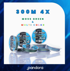 Pandora Pandora PE-Max 4X 300 Mt Multi Color İp Misina