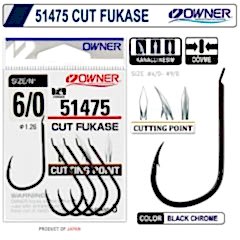 Owner 51475 OC Fukase Black Chrome İğne