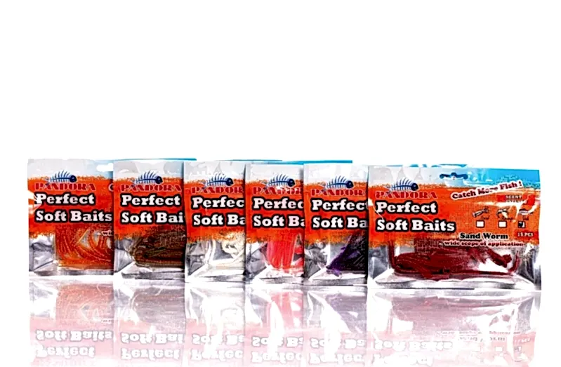 Pandora Pandora Perfect Soft Baits Sandworm 7 cm 15'li Kalamar Kokulu
