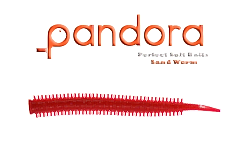 Pandora Pandora Perfect Soft Baits Sandworm 7 cm 15'li Kalamar Kokulu