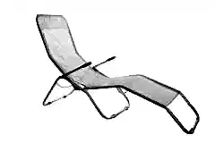 Andoutdoor Tumbona Katlanır Şezlong-GRİ