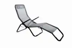 Andoutdoor Tumbona Katlanır Şezlong-GRİ