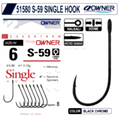 Owner 51580 S-59 Single Hook
