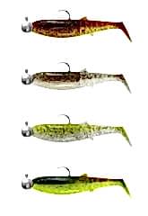 Savage Gear Cannibal Shad 10cm 9gr+10gr #3/0 Clear Water 4+4 Adet Suni Yem