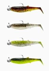 Savage Gear Cannibal Shad 8cm 5gr+7.5gr #2/0 Clear Water 4+4 Adet Suni Yem