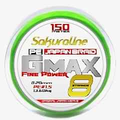 Sakura GMAX WX Japan Braided 8Kat Örgü İp Misina 150m