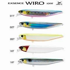 Exsence Wiro 109 mm F 19 g. Color 01T Depth ± 30 cm